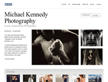 Tablet Screenshot of michaelkennedyphotography.com